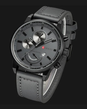 Relógio Masculino Pulseira de Couro Vintruos Marrom