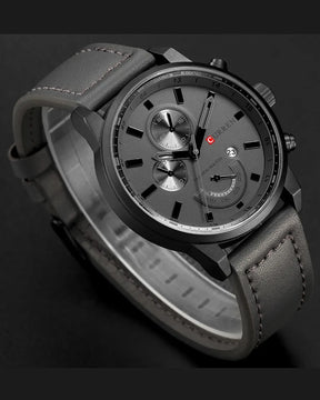 Relógio Masculino Pulseira de Couro Vintruos Marrom