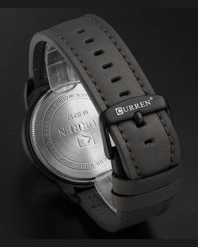 Relógio Masculino Pulseira de Couro Vintruos Marrom