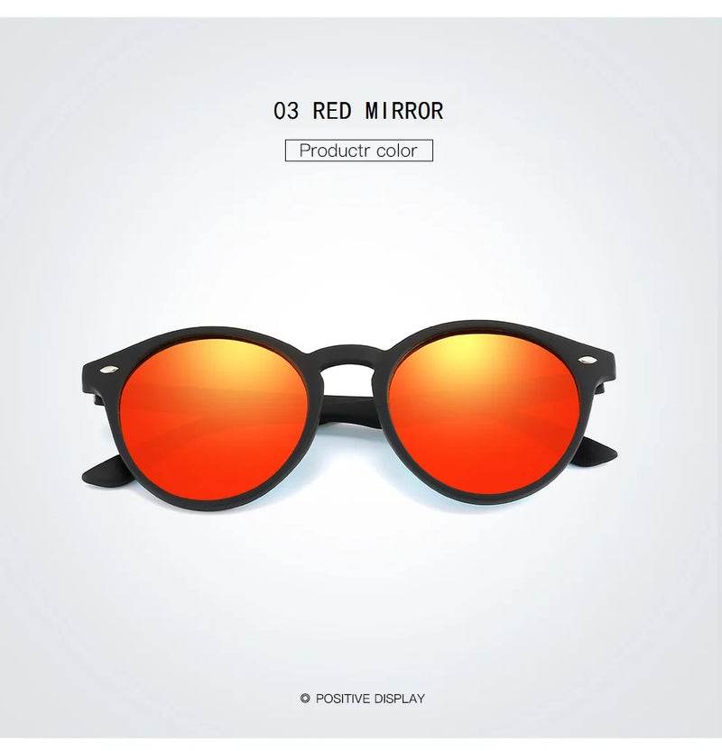 Óculos de Sol Clássico Redondo Clubmaster Soho Blu