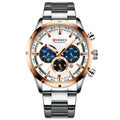 Relógio Masculino Pulseira Preta Curren Harlem Silver 40mm.