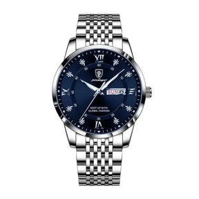 Relógio Masculino Podegar Premium Luxo de Aço Inoxidável + Brinde (Exclusivo).